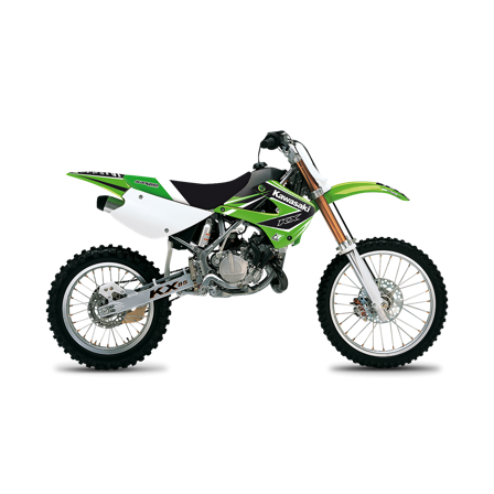 Kit Adesivi Completo Blackbird Dream 4 con Coprisella Verde-Nero-Bianco - Kawasaki KX 85 17-14 2001-2013