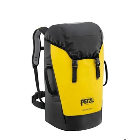 Robust bärväska Transport 45 - Kapacitet 45 L - Gul/Svart - PETZL - S042BA00