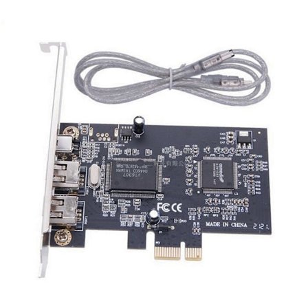 PCIE PCI-E FIREWIRE IEEE 1394 3 PORTIN FIRE WIRE -OHJAINKORTTI PÖYTÄTIETOKONEESEEN (FMY)