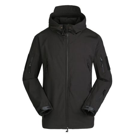 Utomhuskamouflagejacka Vinterdräkt För Män Black Xl