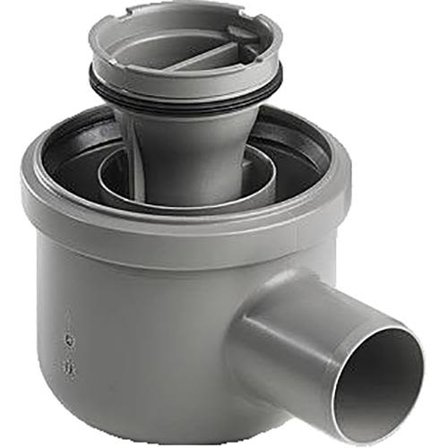 Unidrain 7119899 Hjørneavløp sideutløp 50 mm, Innendørsavløp