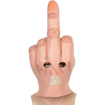Keskisormi - Luonnollinen pystynaamio Halloweeniin, cosplayhin, juhliin, naamioleikkiin, halveksittava - Pelottava