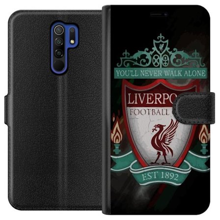 Yhteensopiva Lompakkokotelo Xiaomi Xiaomi Redmi 9 Liverpool L.F.C.
