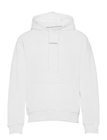 Micro Branding Hoodie White Calvin Klein Jeans