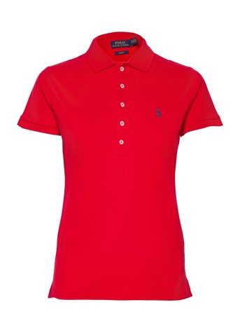Polo Ralph Lauren Slim Fit Stretch Polo Shirt - Red - M