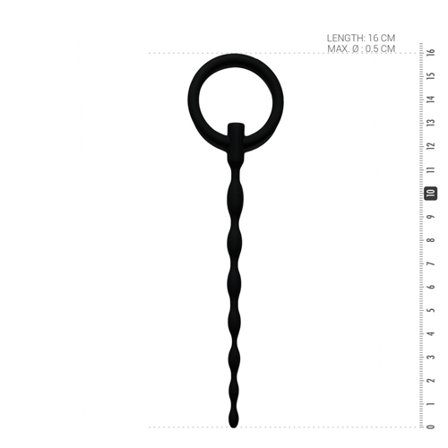 Sinner Gear Silicone Penis Plug With Pull Ring