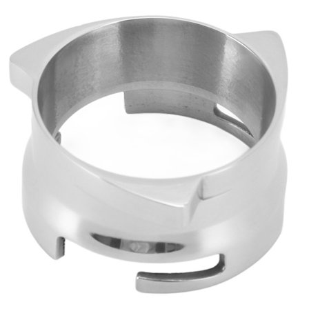 Kaffedoseringstrakt i rustfritt stål 54 mm Enkel installasjon Roterbar for kafé