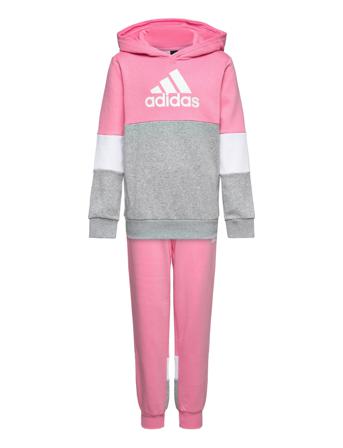Colourblock Fleece Tracksuit Patterned Adidas Performance