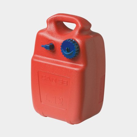 Tanque de combustível portátil CAN-SB, 12 litros, 180 x 265 x 410 mm, plástico, vermelho