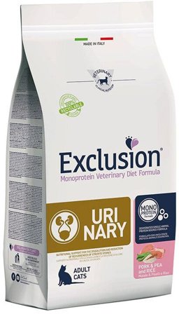 Exclusion Monoprotein Vet Diet Urinary Cibo Secco Maiale Piselli