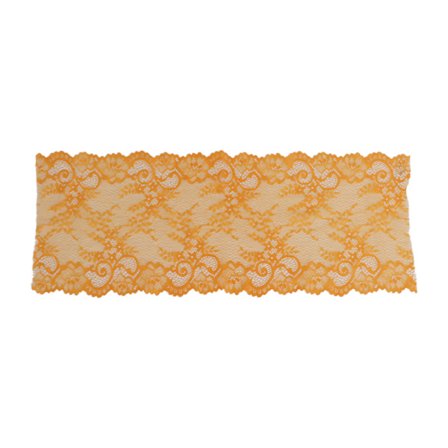 Blonderibbon 18 cm bred unik stil blød fortykket tøjtilbehør til at dekorere tøj bukser gyldne