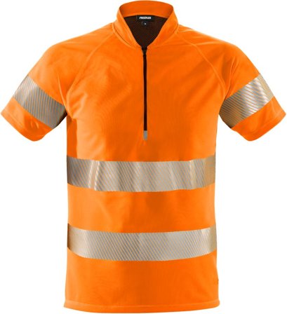 Fristads Herr Varsel 37.5 funktions T-shirt 7117 TCY, klass 2, Varsel Orange