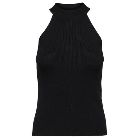 Selected Femme Solita bow top Sort, Dame