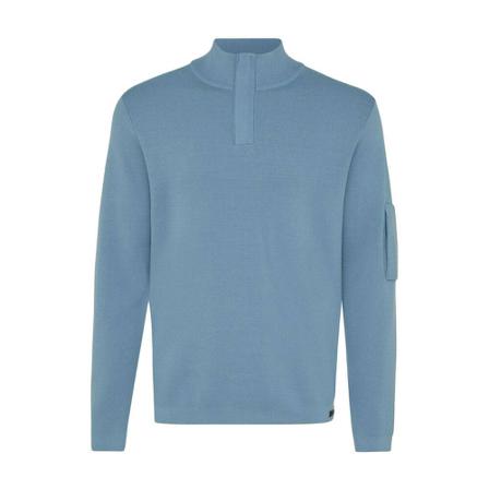 Genti Pullover , Blauw , Heren , Maat: M Truien & Vesten