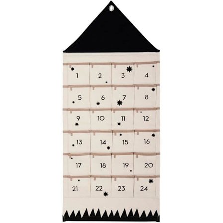 Julekalender til å henge, julekalender i stoff