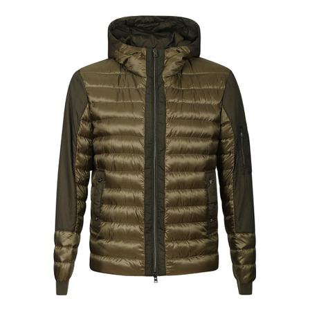 Herno, Bomber Sportswear Zielony, Mężczyzna, Rozmiar: M