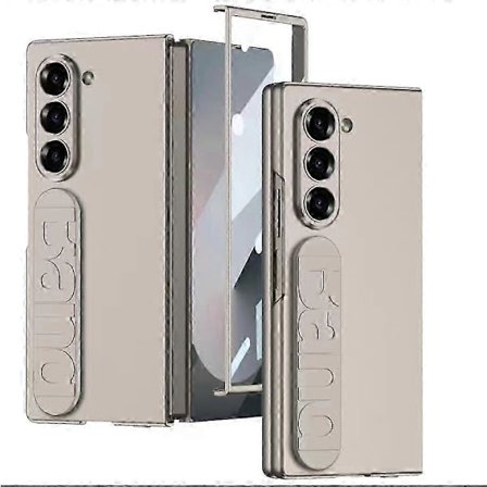 Skal för Samsung Galaxy Z Fold 6 5G med handledsrem, inbyggt skärmskydd Slim Hard PC Stöttåligt skal för Z Fold 6 2024