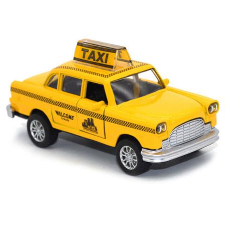 Simulering 1:36 New York Yellow Taxi Cab Vehicle Alloy