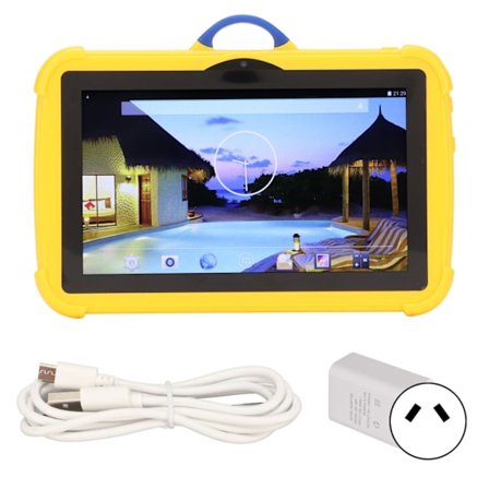 7-tums surfplatta för barn med ögonskydd