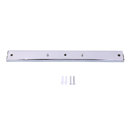 Taklampe Plateholder Monteringsbase Rektangulær Form DIY Hengelampe Tilbehør, Sølv