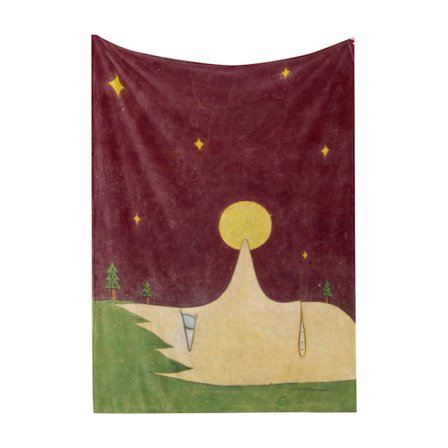 Kunstmønster Mykt Teppe Komfortabelt Dekorativt Maskinvaskbart 150x200cm for Seng Sofa Stue