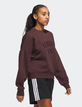 adidas Sportswear W Cozy Swt - Brown - S