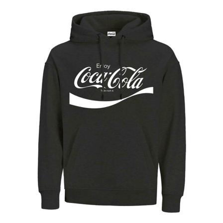 Jack & Jones, Sweatshirt Jorcoca Cola Ka Zwart, Heren, Maat:M