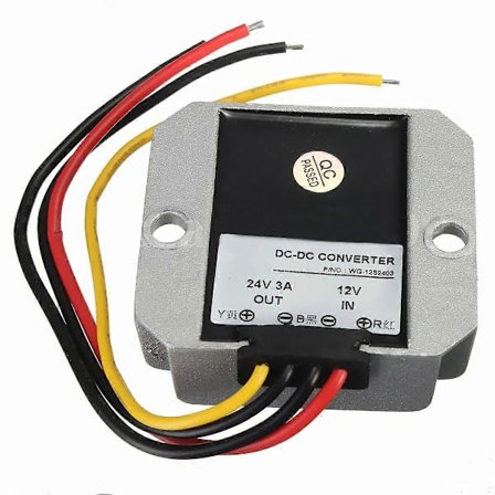 DC-DC 12V Step Up til 24V 3A 72W Bil Strøm Konverter Regulator