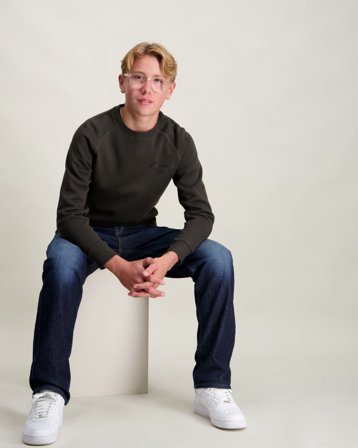 Björn Borg BORG ESSENTIAL 1 SWEATSHIRT Grå Genser Gutt - Kids Brand Store