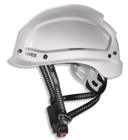uvex Pheos Alpine Vernehjelm ventilert Hvit, Hodebeskyttelse