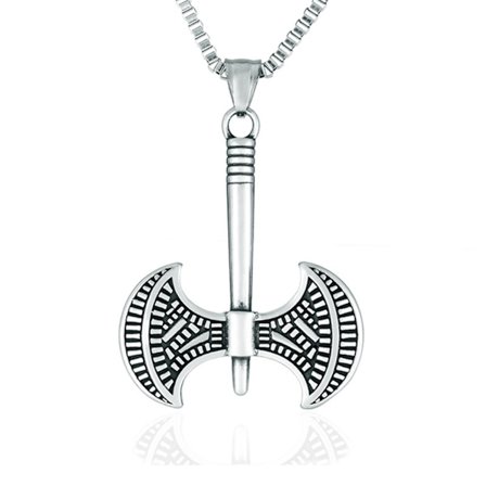 Labrys Halskæde Dobbelt-hoved Økse Rustfrit Stål Græsk Mytologi Vedhæng til Kvinder Mænd Lesbisk Symbol Lgbt Biseksuel Smykker