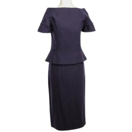 Dior Vintage, Pre-owned Fabric dresses Blauw, Dames, Maat:M