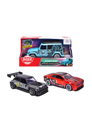 Dickie Toys Pullback Racer Fordon Unisex Flerfärgad ONESIZE