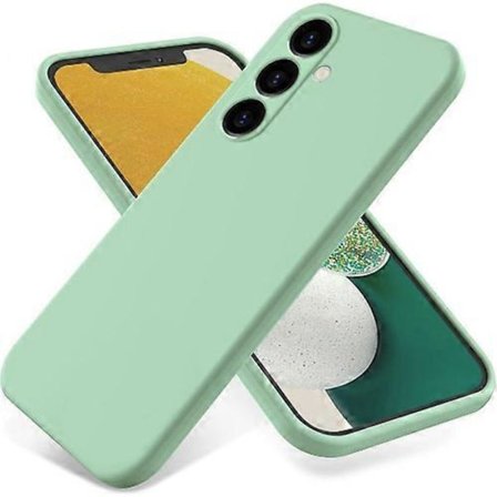 Til Samsung Galaxy S23 FE 5G Pure Color Flydende Silikone Stødsikkert Mobiltelefon Cover