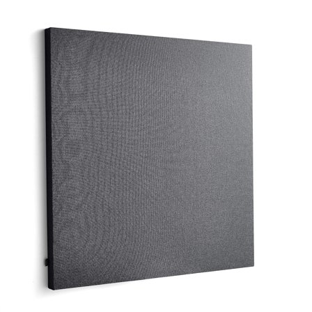 Akustikpaneel POLY, 1180x1180x56 mm, Wandmontage, dunkelgrau
