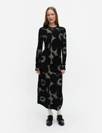 Marimekko Laatia Unikko - Black - M