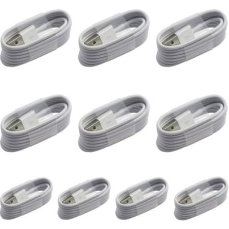 10 st 1 m iPhone-laddare stödjer iOS 16.XX