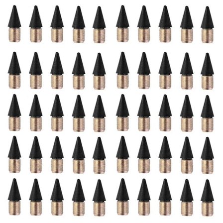 50 kpl Ikuinen lyijykynä Grafiittikärki Musteeton lyijykynä Vaihdettava täyttö Ikuiset lyijykynät Vaihtopää kirjoittamiseen Piirtämiseen Toimisto 