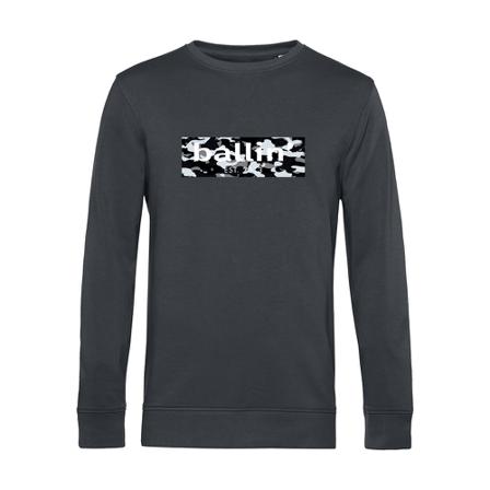 Ballin Est. Camo Block Trui , Grijs , Heren , Maat: M
