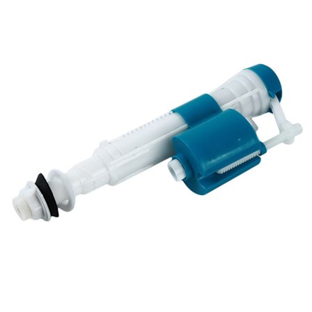 1 stk. toilet indløbsventil flydeventil suge plastik ny stil