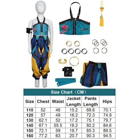 Fantasia Rumi Zoey Cosplay Jenter Scene Klær Devil Hunter Disfraz Kostyme 6 til 14 År Halloween Karneval Party Klær