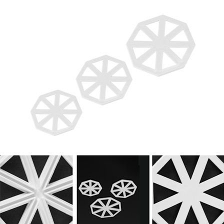 Sæt med Flag-Udskærere til Bunting - Kagedekorationsform og DIY-Værktøj (3 stk)