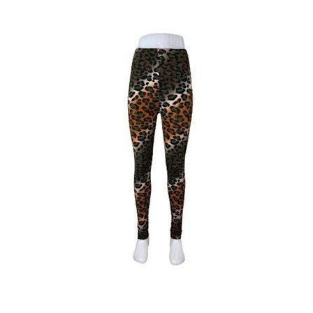 Mjuka Leopard Leggings O/S