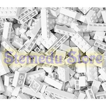 125g rakennuspalikat Bulk Erä - Värilajiteltu palikat ja lautaset, yhteensopiva Legojen kanssa