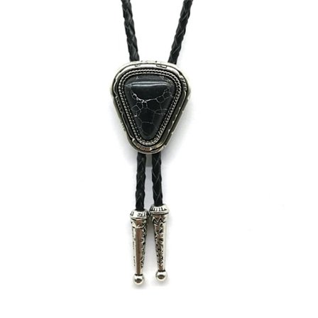 Vintage Turkos Sten Bolo Tie Western Native American Ret