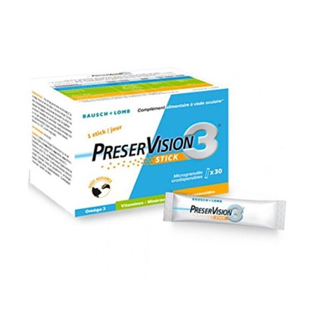 Preservision 3 30 Stick Orosolubili - Integratore Occhi