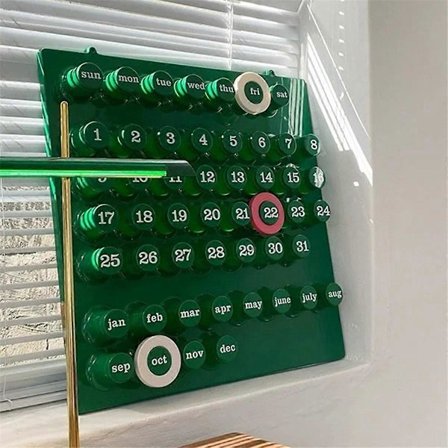 Personlig Kalender Tavle Kreativ Evighedskalender Internet Berømthed Ins Stil Boligindretning