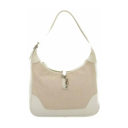 Hermès Vintage, Pre-owned Trim Bag Beige, Dames, Maat:ONE Size,Canvas