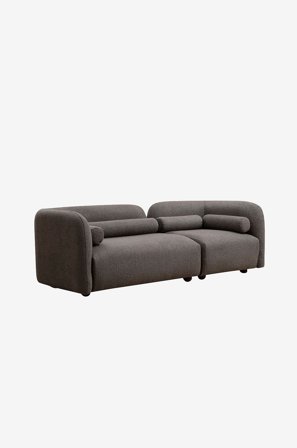 Hanah Home - Sofa med 3 sæder Victoria - Grå - 3-pers. sofaer - Fra Homeroom