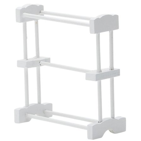 Dukkehuss Tilbehør Mini Hus Mini Møbler Model Legetøj Møbler Soveværelse Tilbehør Hus Hvid 8.5X7.6CM